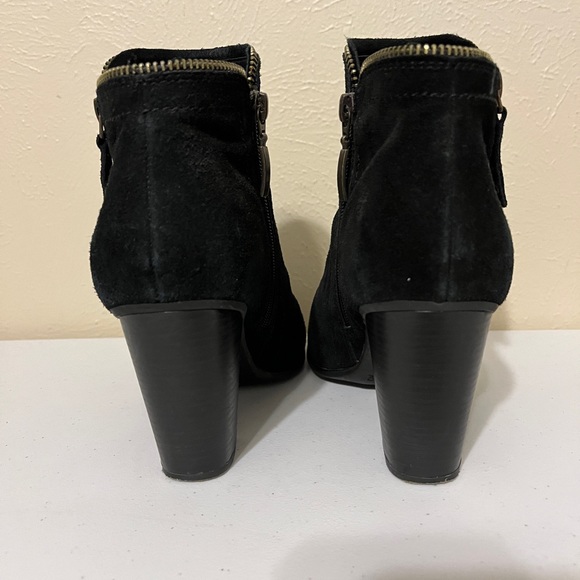 Black Suede Booties - Picture 4 of 5